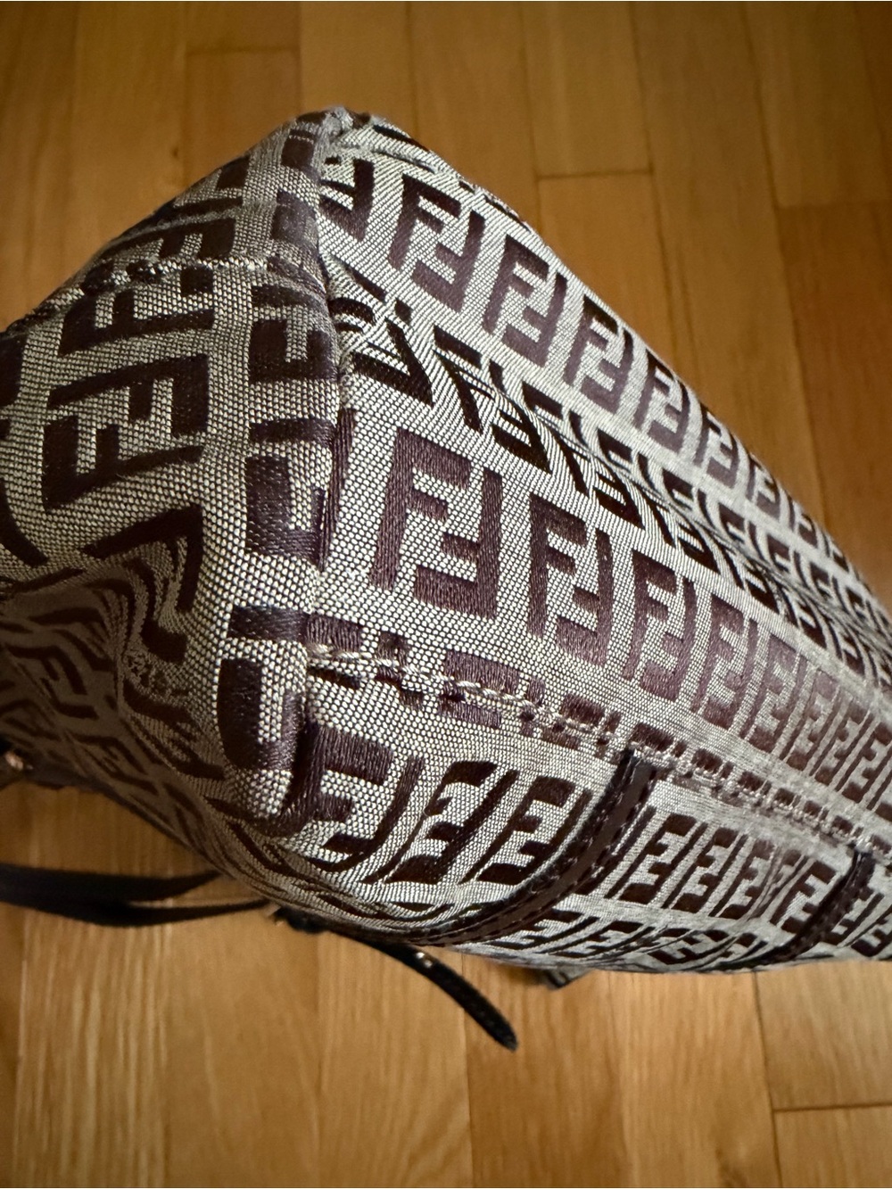 Vintage Fendi Zucchino Canvas Superstar Bag 8BH214-YNV 118-2111 - Picture 12 of 16